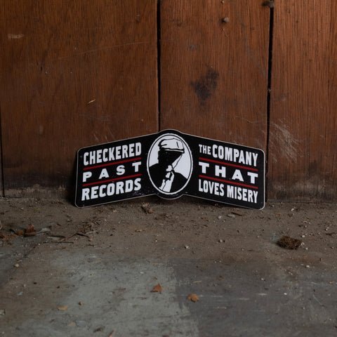 Checkered Past Records Banner Sticker