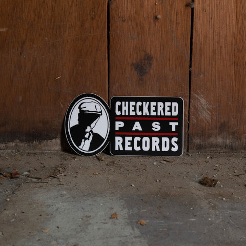 Checkered Past Records Square Sticker